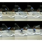 Khule laying down the technical skateboarding tricks