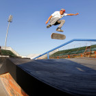 Shuaib lands a killer backside flip