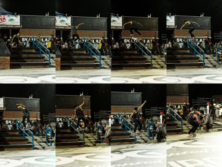 Nyjah Huston enjoying the Kimberley skate park
