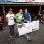 Kelly Murray took the win the Woman's Amateur Skateboarding contest