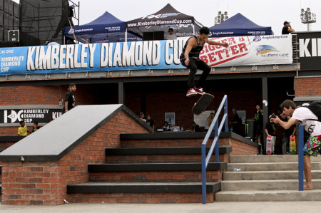 Skateboarding pro Nyjah Huston