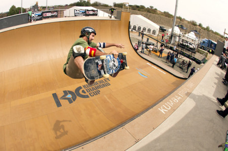 Dallas Oberholzer winning the am vert contest