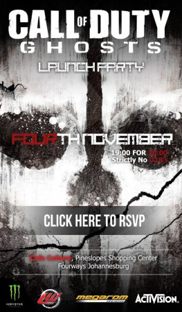 Join us at the COD Ghosts launch party