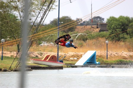 Jacques Labuschagne finished in a close 2nd in the Junior Boys Wakeboarding division