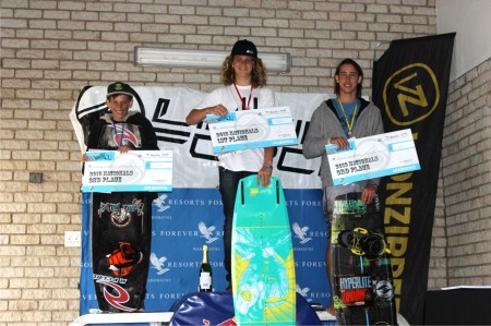 The Junior Men Wakeboarding Podium