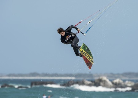 Kiteboarding champion Jesse Richman