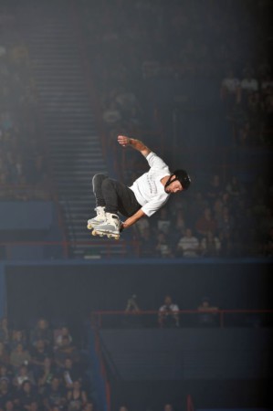 Inline Skater Chris Haffey during the Nitro Circus Live show