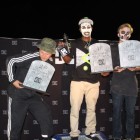 Khule Ngubane takes the top step at the DC Halloween Skateboarding Jam