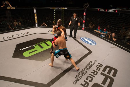 MMA fight between Mbulelo Swekile and Nelson Feiteira