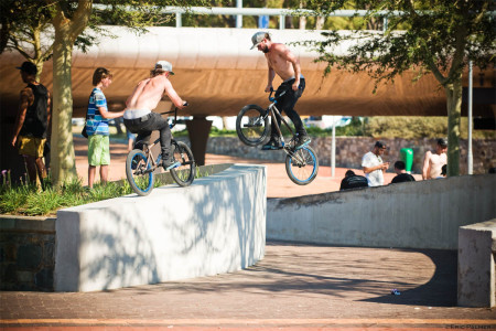 paul Ryan owning the ledge at Greenpoint during The Street Series