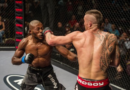 Booto Guylain vs Keron Davies Mixed Martial Arts action