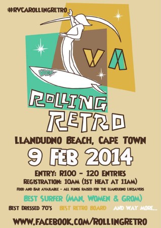 The 2014 Rolling Retro surfing event is set to hit Llandudno beach