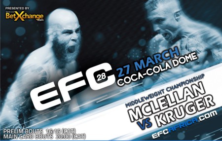 EFC Africa 28 set to rock the Coca Cola Dome with 13 Mixed Martial Arts fights