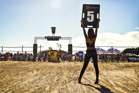 Start action at round 2 of the motocross nationals