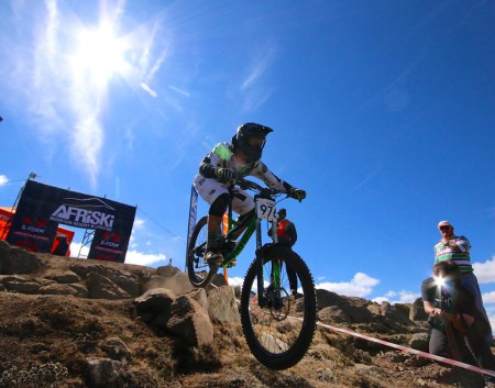 Downhill Mountainbiking at Afriski in Lesotho
