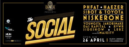 A party by friends for friends showcasing the best in South African electronic music, The Social presented by Olmeca Tequila