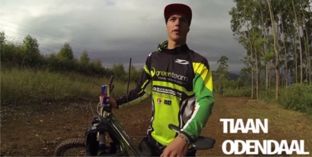 Downhill MTB course preview with Tiaan Odendaal