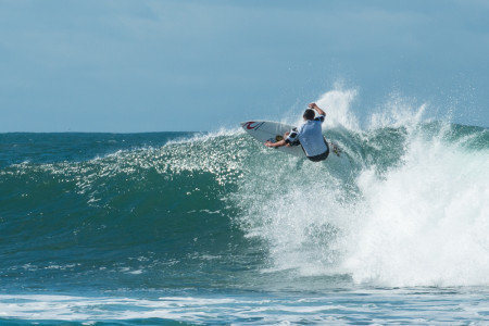 Devyn Mattheys surfing his way to victory