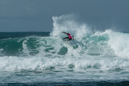 Greg Emslie wins the 2014 Cool Shoe South African Masters Surfing Championship