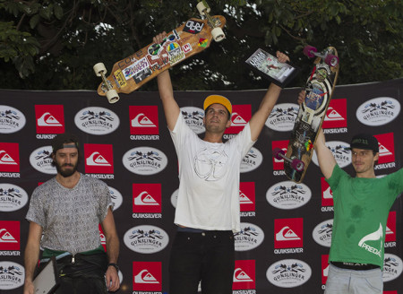 The Urban Descent Downhill Longboard Race Open Men Podium