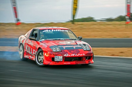 Jonathan Rudman shows his drifting skills to take 3rd place