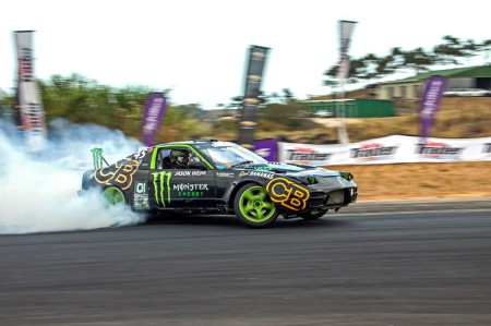 Jason Webb drifting his way to victory at Supadrift Series 05
