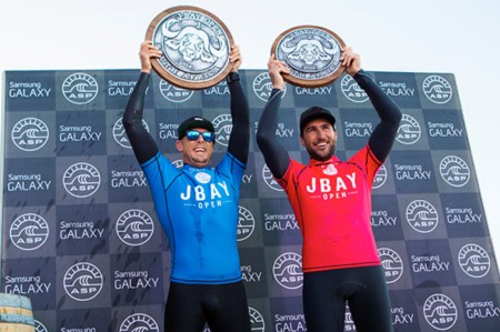 J Bay Open of Surfing podium