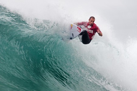 Tiago Pires in action at the Mr price Pro ballito surfing contest