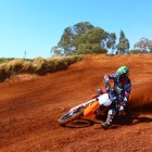 Stewart Couper testing out the new KTM MX Range