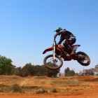 The KTM 450 SX-F being tested at Dirt Broncos
