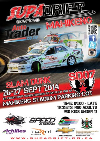 The penultimate round of the 2014 Supadrift Series is set to feature exciting drifting action 