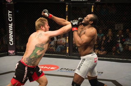 Andrew van Zyl and Vandam Mbuyi's exciting heavyweight bout