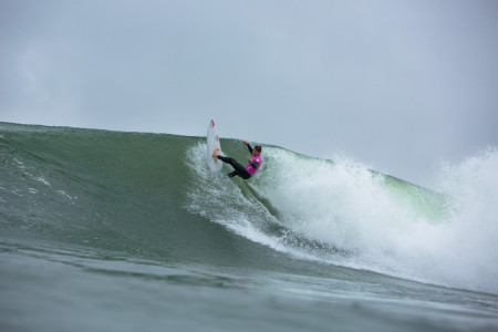 Bevan Willis suring a great heat in his Hurley SA Junior Champs round