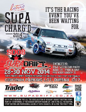 Supadrift Series 08 ready to set Durban alight with Drifting action