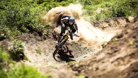 Ryan Franklin hitting the Monster Energy visits the Garden Route Trail Park