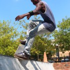 Mini ramp session with DC Shoes Monster Energy skater Khule
