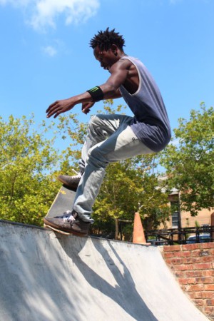 Mini ramp session with DC Shoes Monster Energy skater Khule