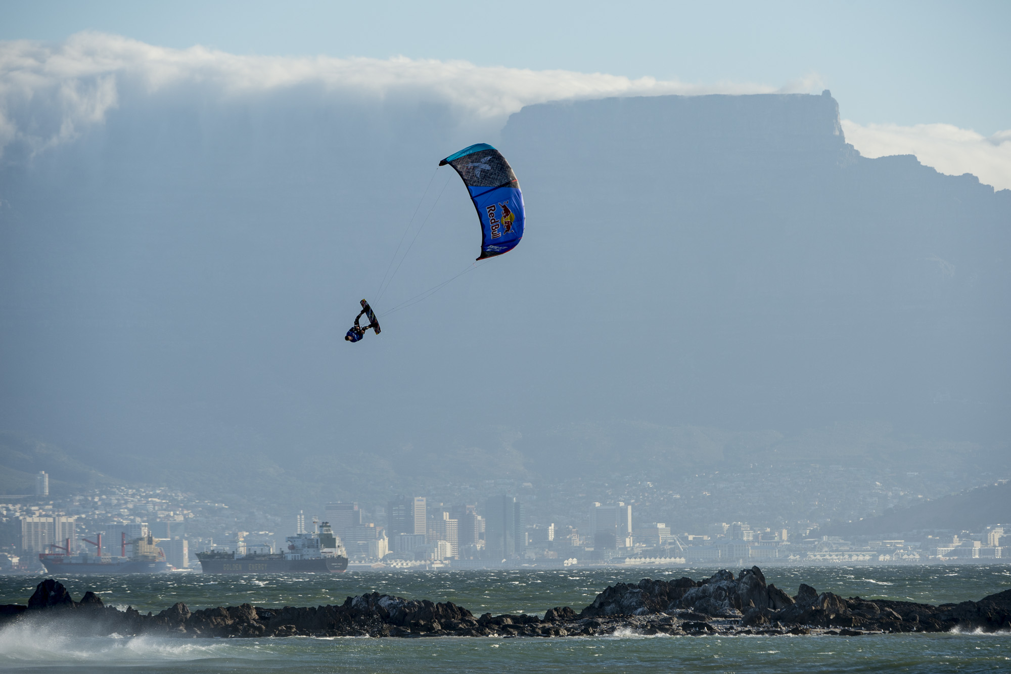 Round 1 results for the Red Bull King of the Air Kiteboarding contest