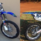 The before and after Nithrone custom seat cover installation