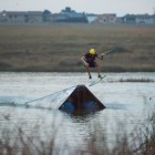 Cable Wakeskating action at StokeCity WakePark