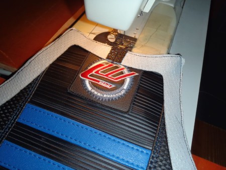 The custom LW Mag Nithrone Seat Cover in production