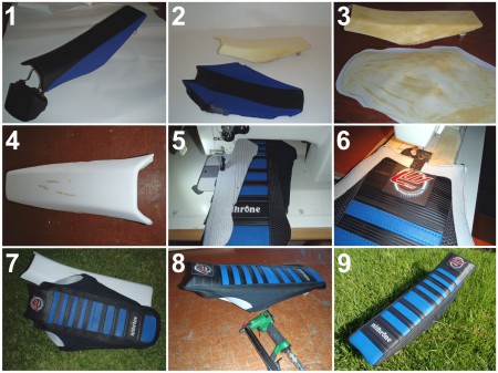 The Nithrone process of custom seat cover installation
