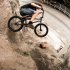 Kevin Schnider getting in some time in front of the lens on this unusual concrete bank air