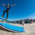 Skateboarding action from the Midway Mayhem Open Division