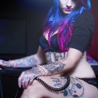 Bubblegum Candy showing why she is one of the hottest alternative South African girls