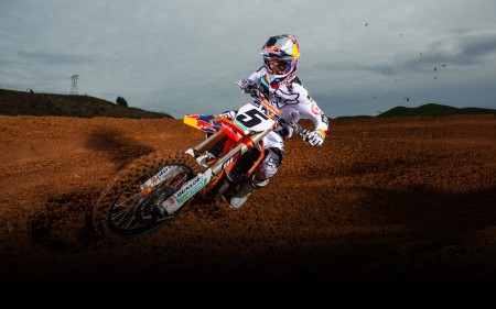 Ryan Dungey riding the all new KTM Dirt Bike