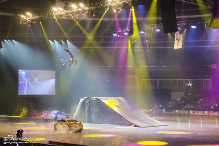 Freestyle Motocross demos at Clarkson Hammond and May Live