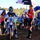 Brett Swanepoel prepares at the start at the Roof of Africa