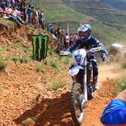 Brett Swanepoald finishing in a respectable 2nd place at the 2014 Roof of Africa Enduro race