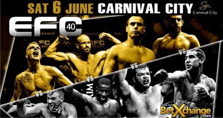 EFC 40 bringing an exciting MMA fight card to Carnival  City